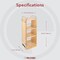 Rev-A-Shelf Maple Veneer, Light Brown, 9.5 in W, 26.15 in H, 10.75 in D, 10.75 in L, Light Brown 448-BBSCWC-9C - alternate 11